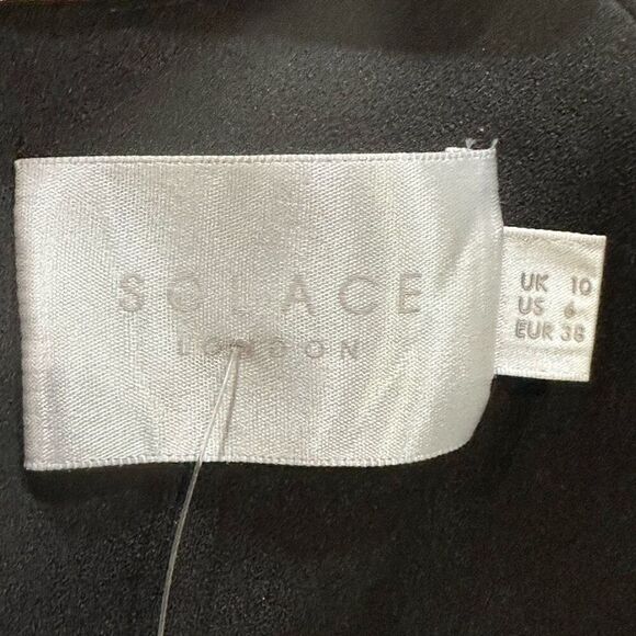 Solace London Maret Cutout Crepe High Neck Sexy Dress - Picture 4 of 4